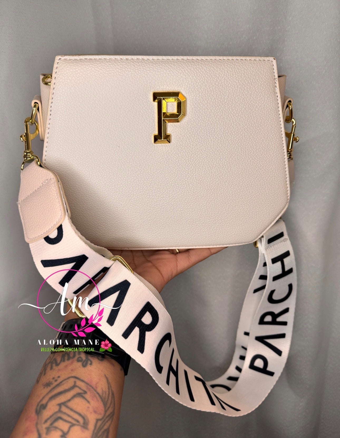 GREY/BEIGE PARCHITA BAG