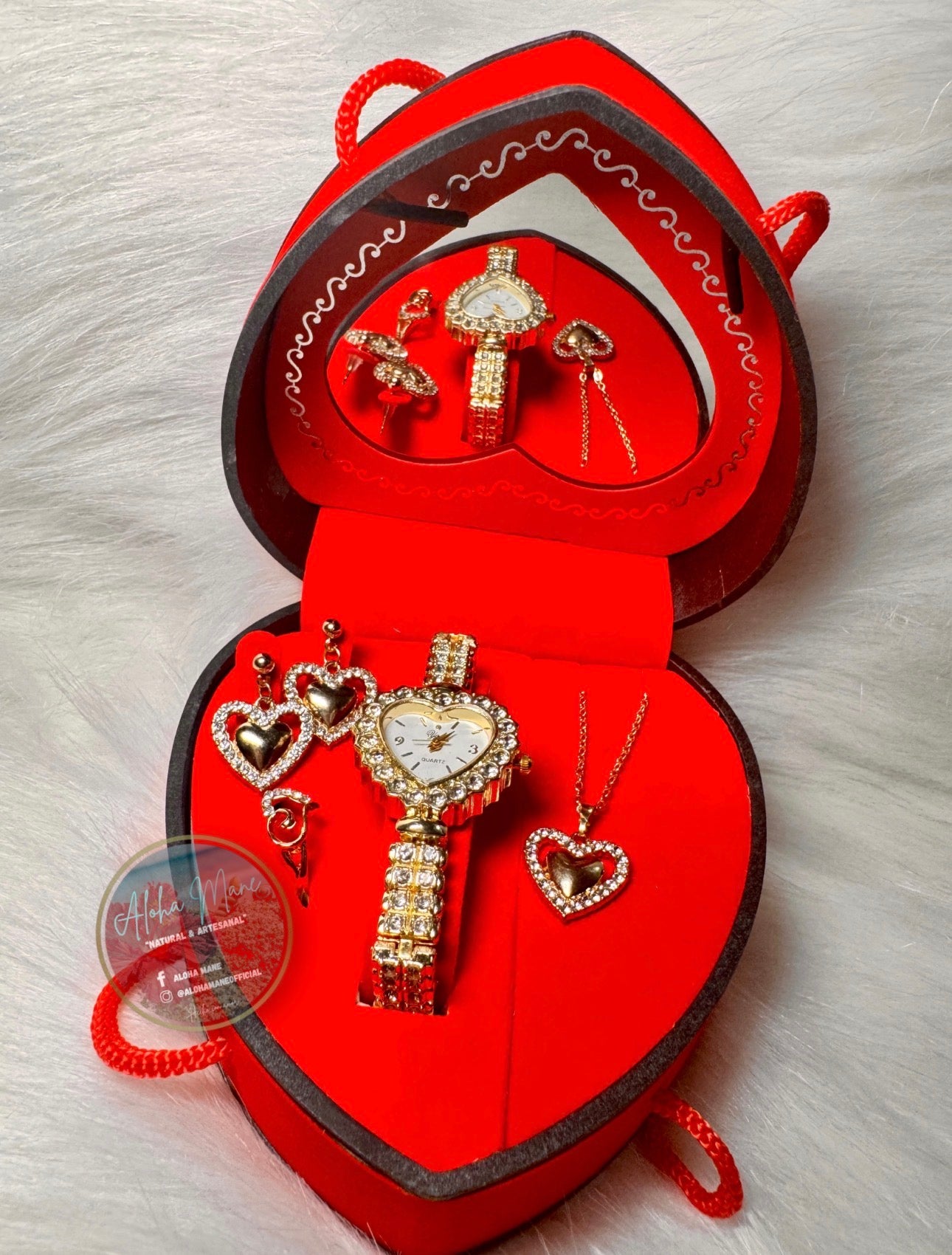 SET DE CORAZÓN JOYERIA!