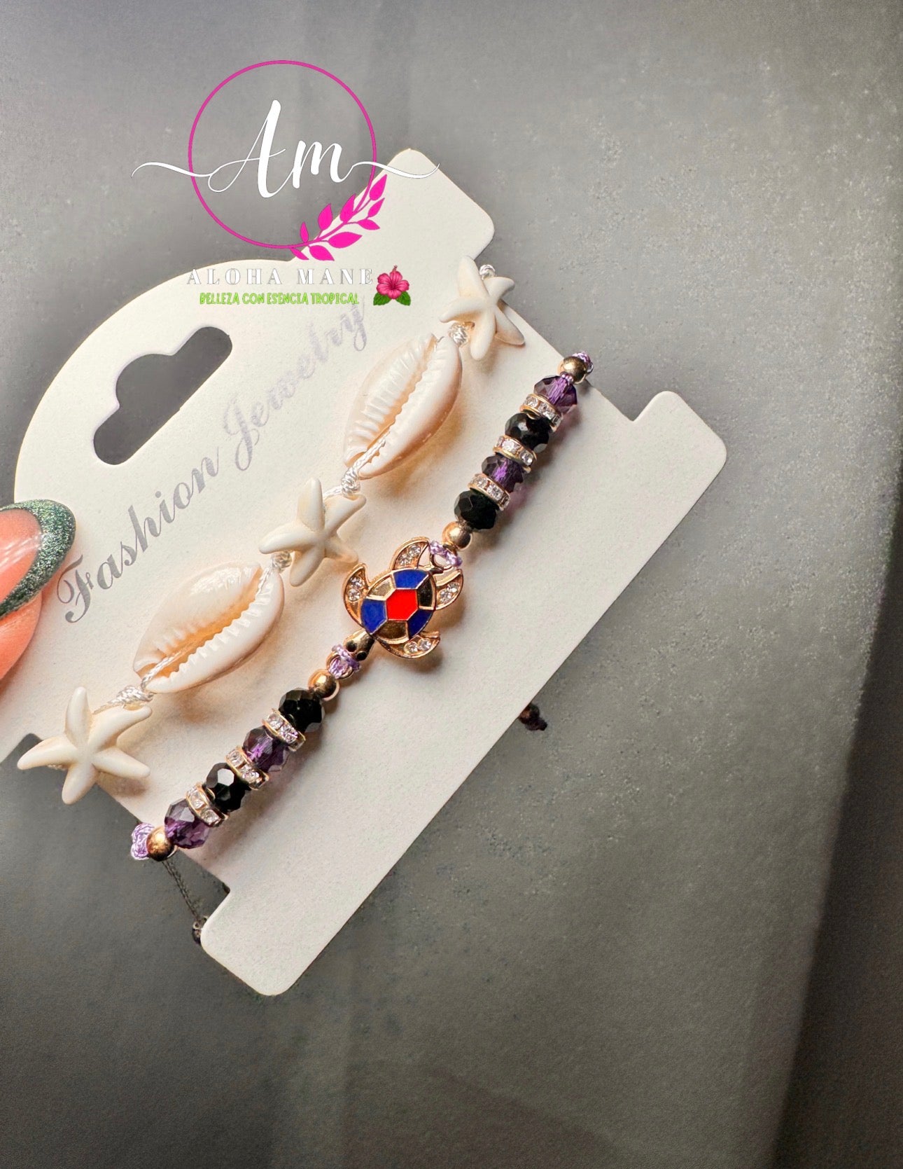 Pulseras Ajustables Tortuga & Caracoles🐢