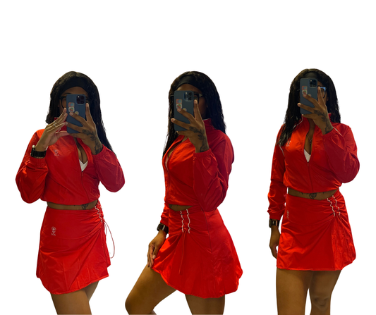 A.M Red Luxe Motion Set ❤️