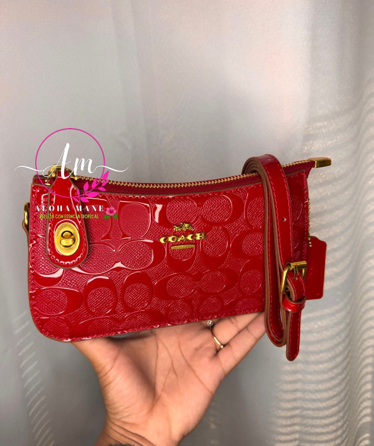 Cartera Roja Pequeña – Leather
