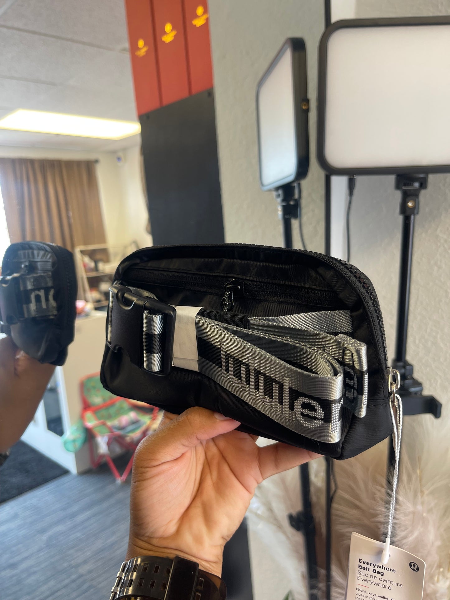 BLACK BELT BAG🖤🩶