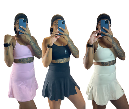 🌺 Island Muse Set: 🖤 Black • 🤍 Ivory • 🩷 Pink