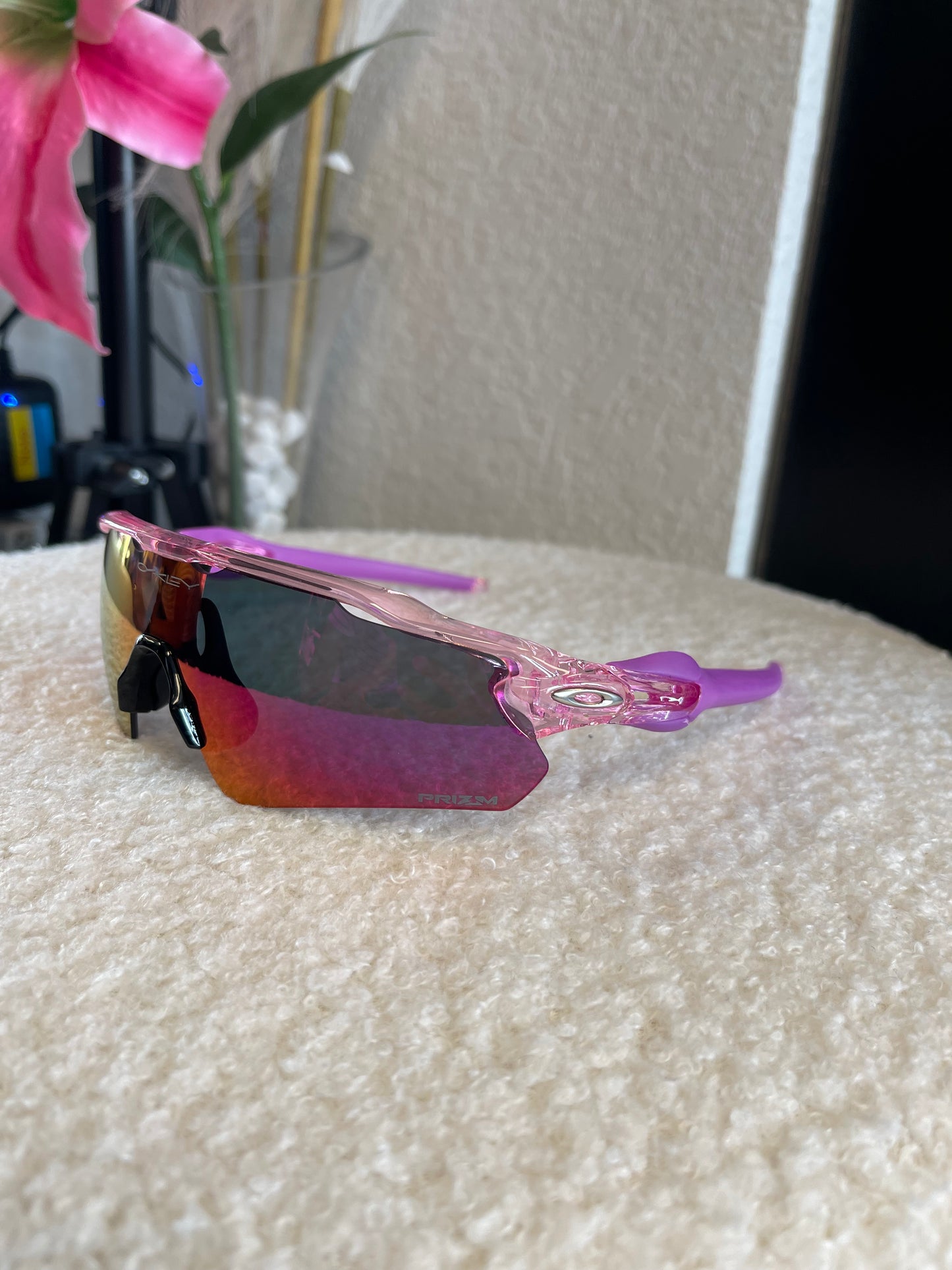 Clear Purple Prizm Litmus Sunglasses💜