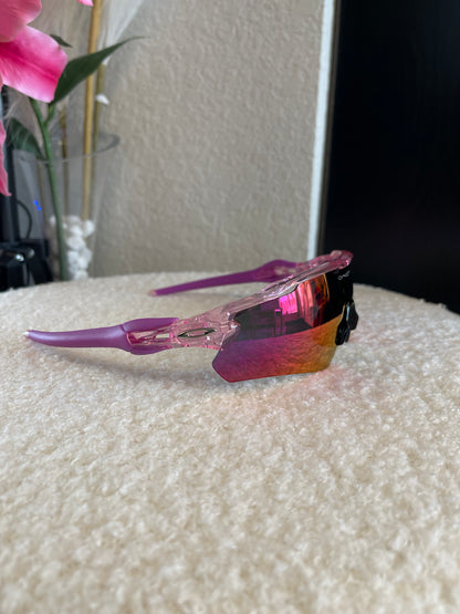 Clear Purple Prizm Litmus Sunglasses💜