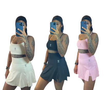 🌺 Island Muse Set: 🖤 Black • 🤍 Ivory • 🩷 Pink