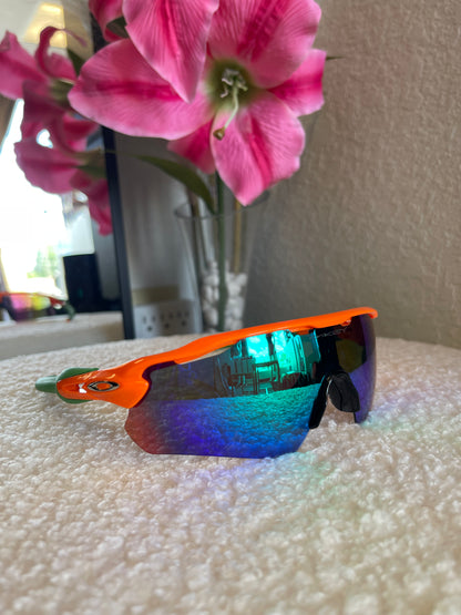 ORANGE & GREEN SUNGLASSES