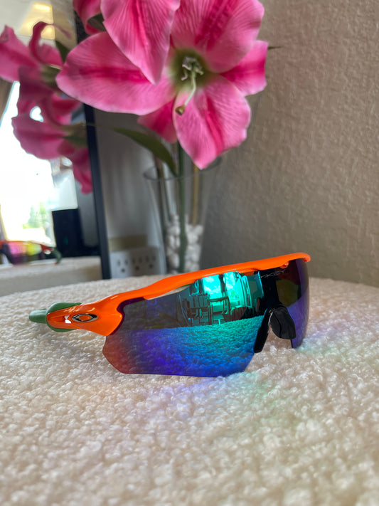 ORANGE & GREEN SUNGLASSES