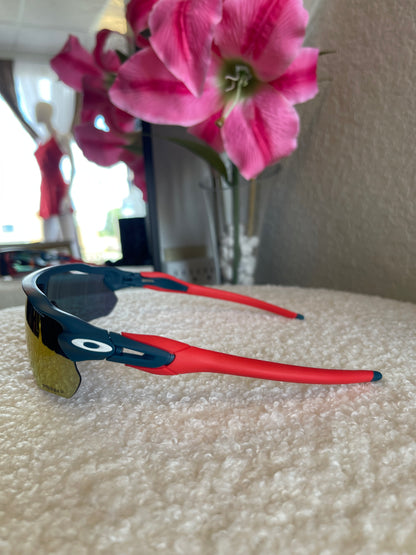 NAVY BLUE & RED SUNGLASSES