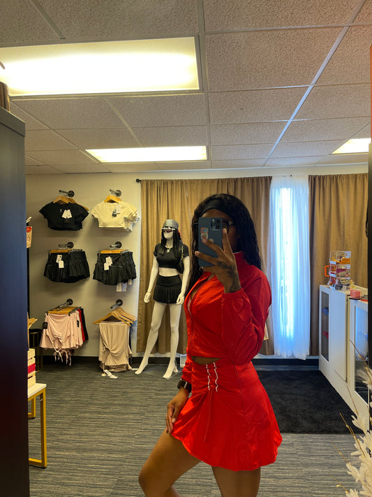 A.M Red Luxe Motion Set ❤️