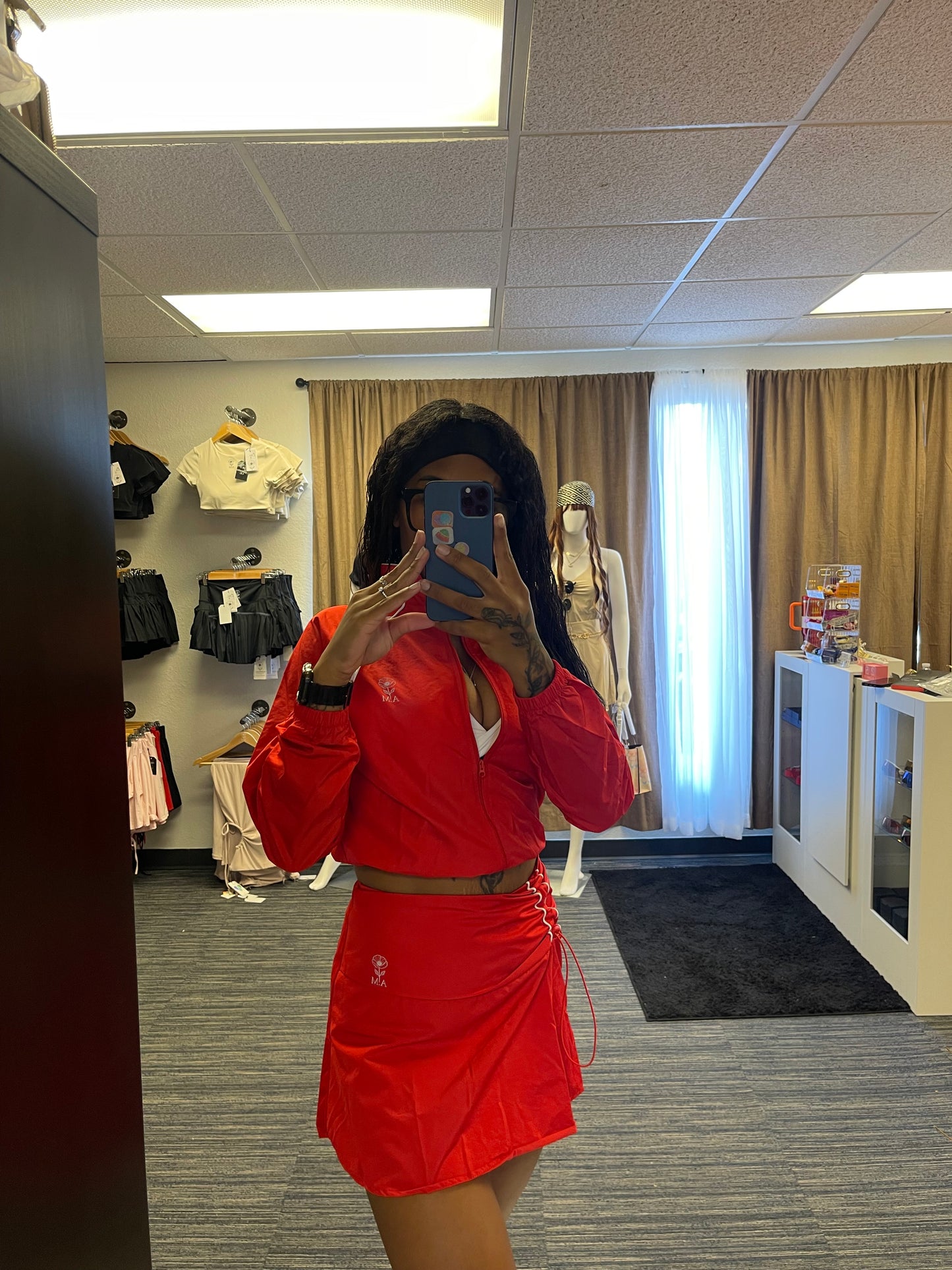 A.M Red Luxe Motion Set ❤️
