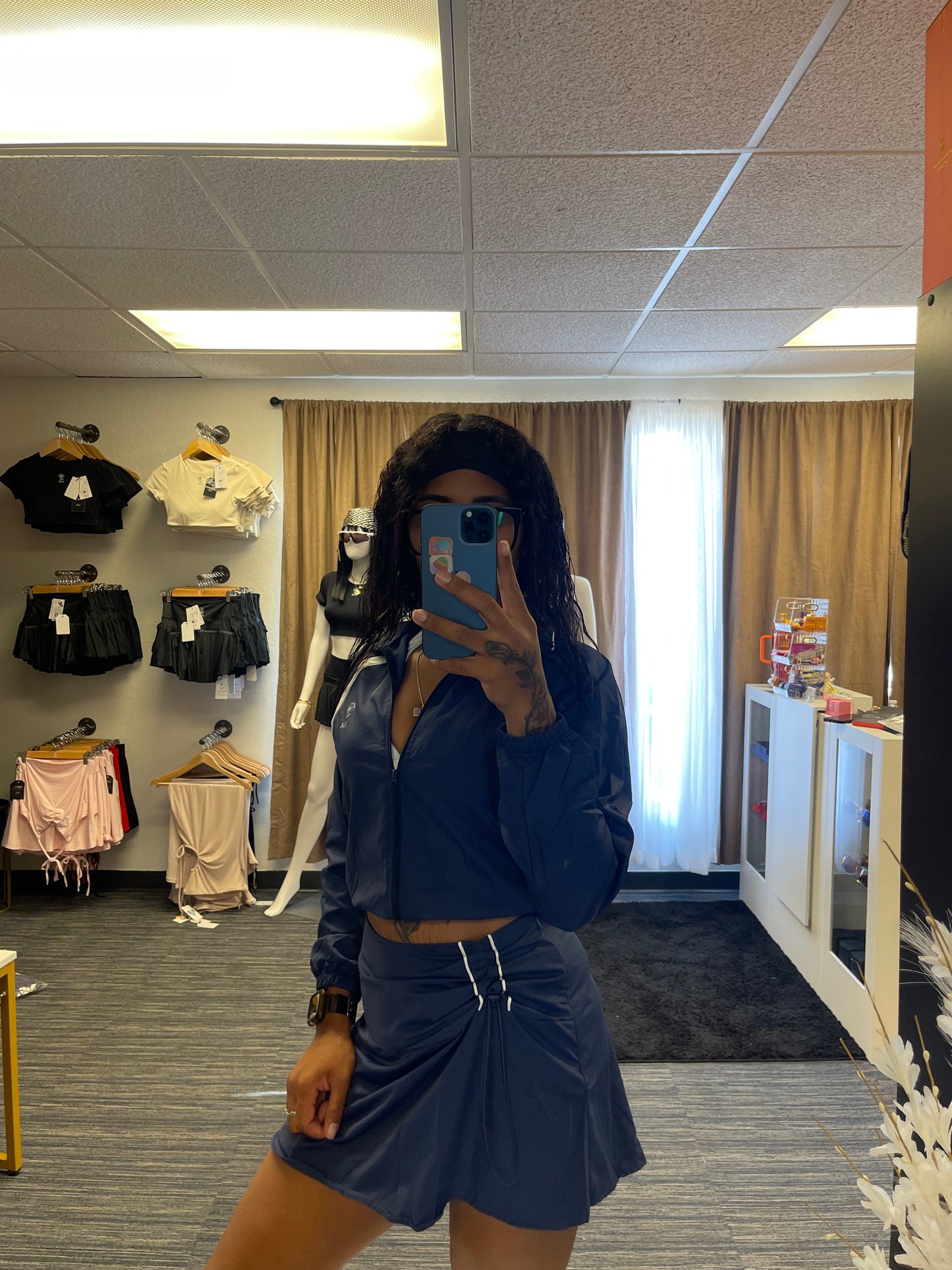 A.M Navy Luxe Motion Set 💙