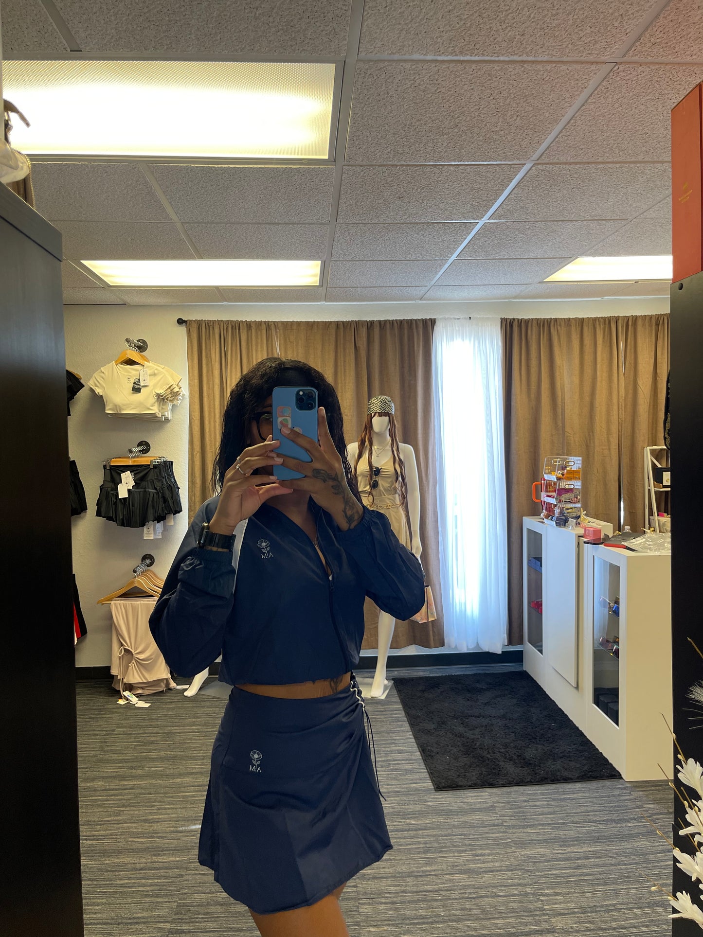 A.M Navy Luxe Motion Set 💙