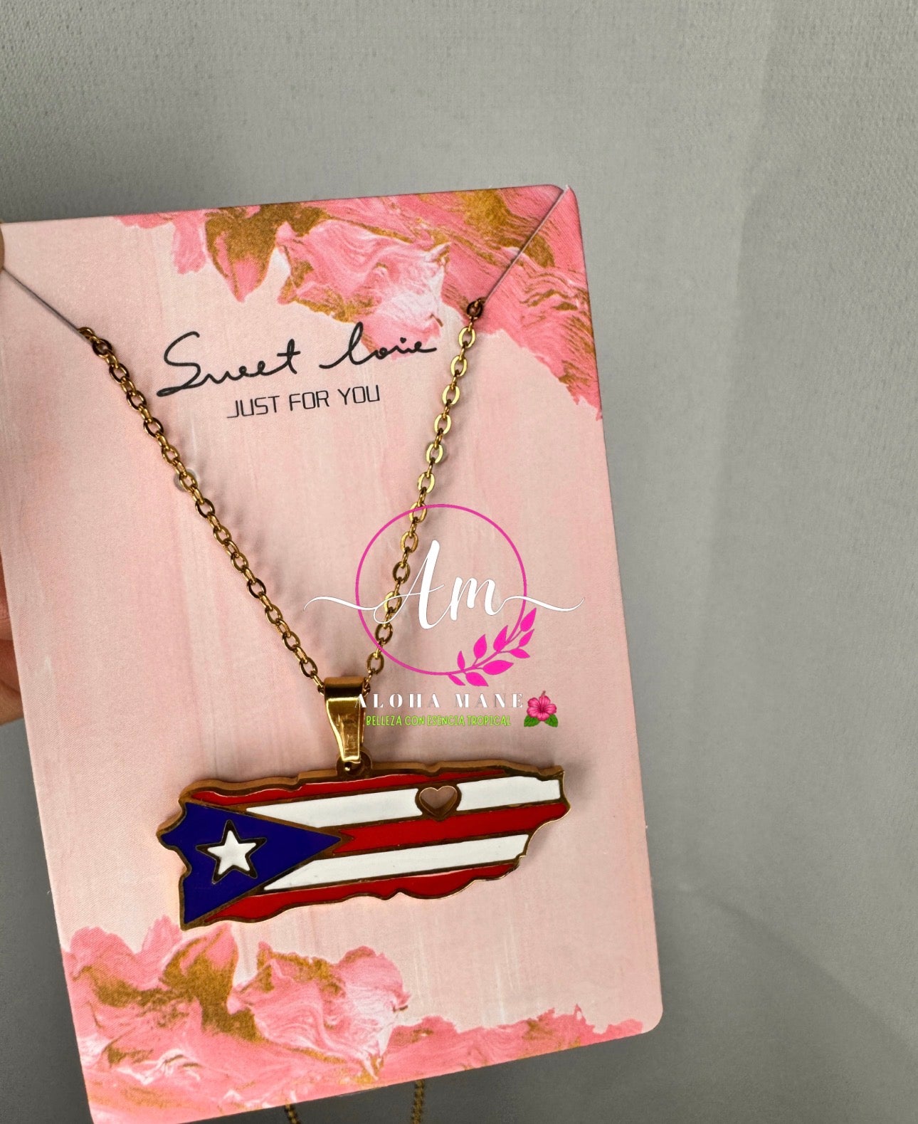 P.R BANDERA NECKLACE