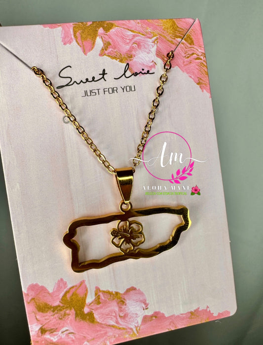 P.R ISLA & AMAPOLA NECKLACE