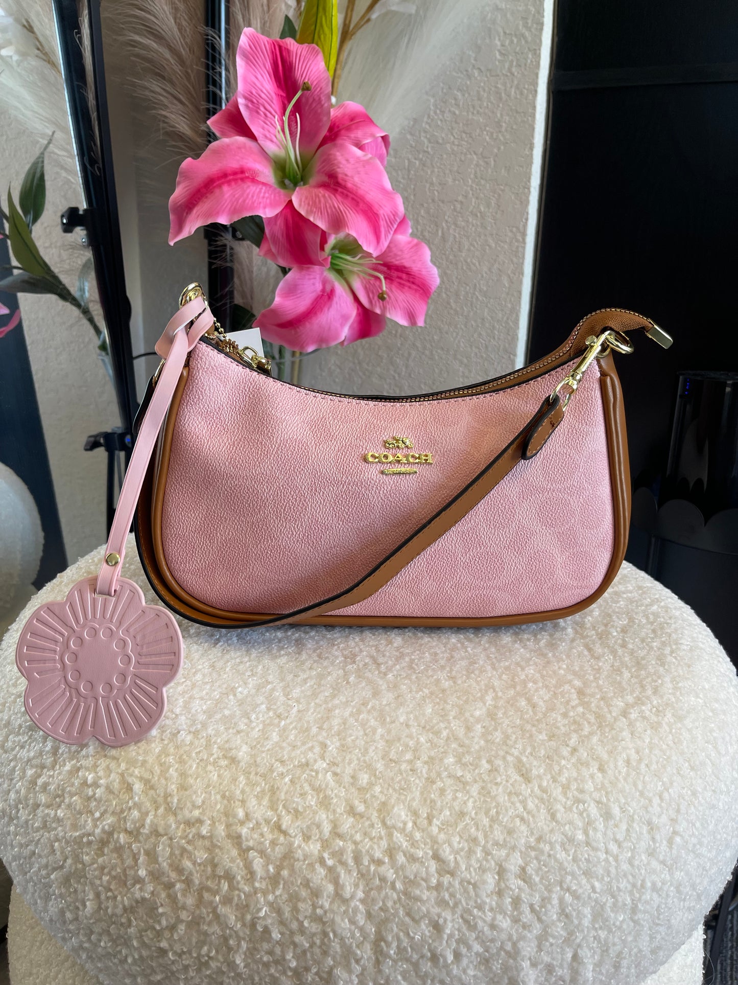 PINK; Small Purse Doble Chain