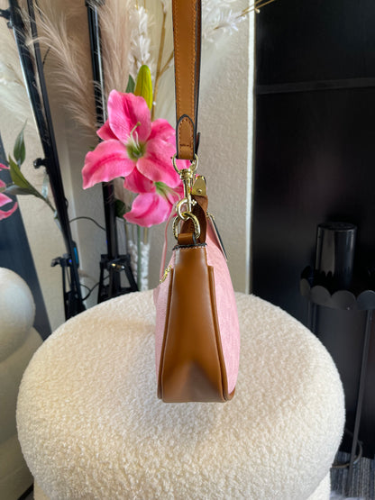 PINK; Small Purse Doble Chain