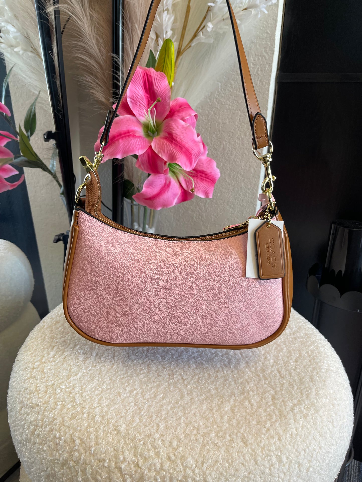 PINK; Small Purse Doble Chain