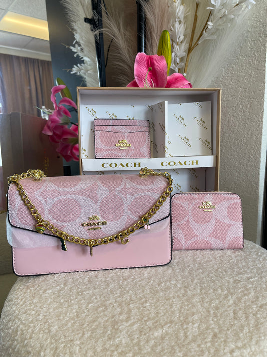 PINK BIG "C" PURSE SET! 💕