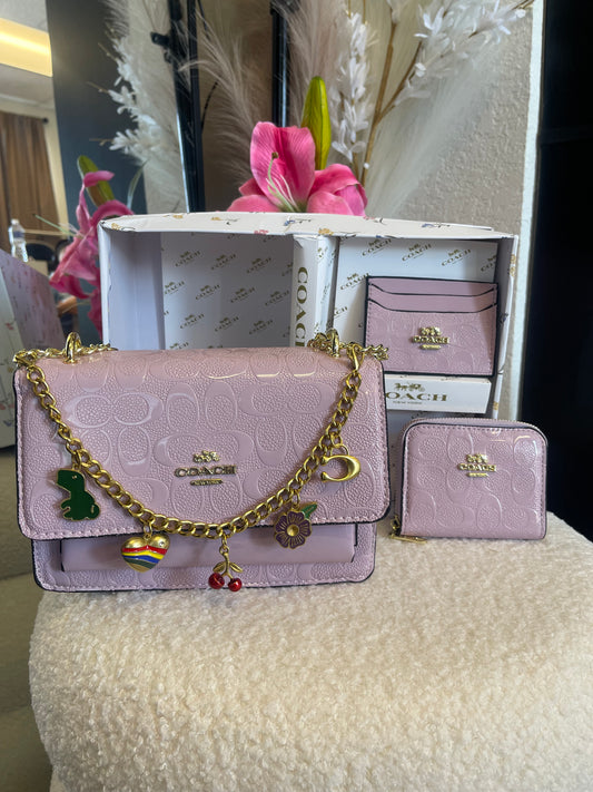 LIGHT PURPLE PURSE SET 💜