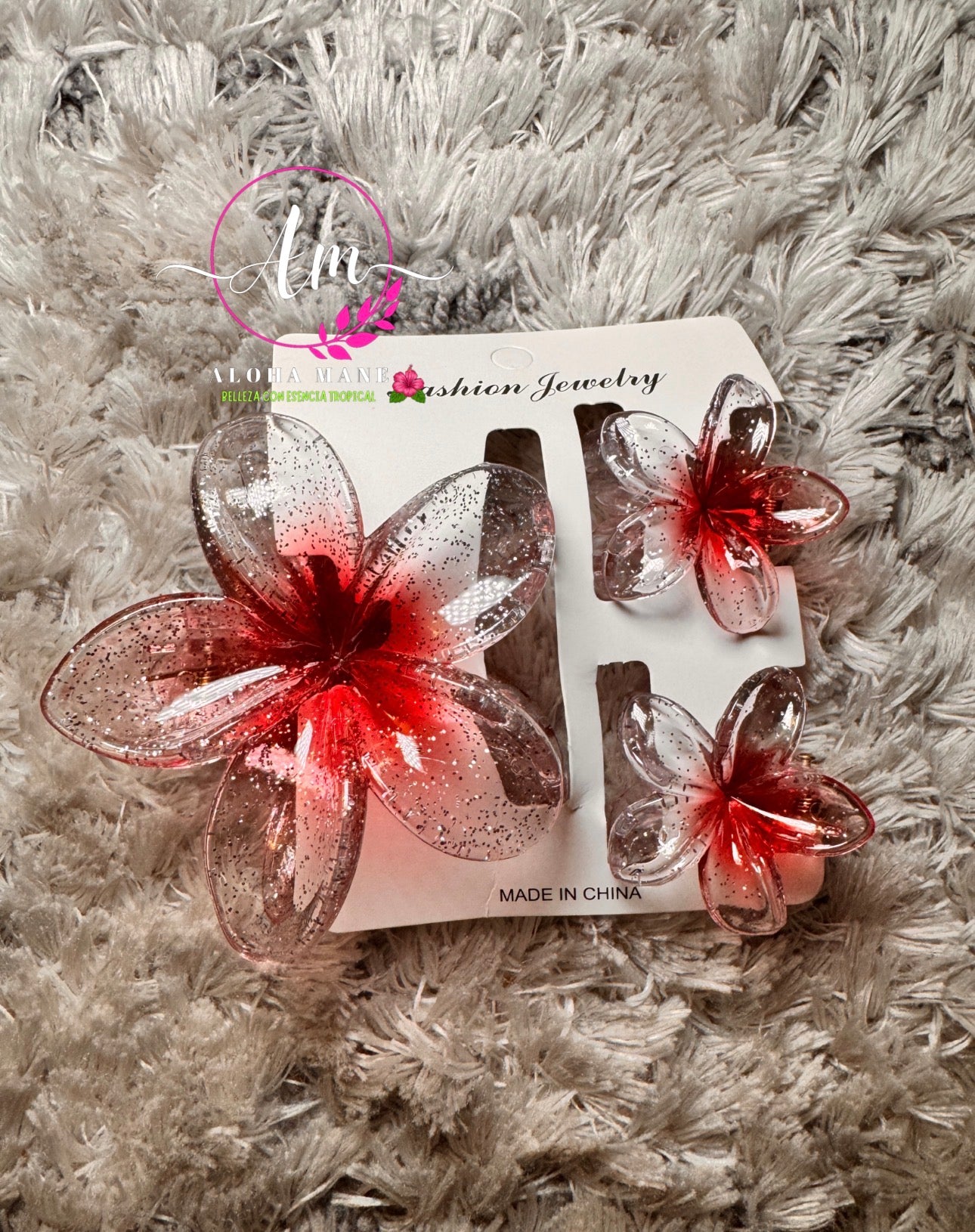 HAIR CLIPS FLOWERS🌺