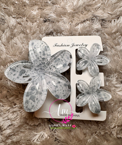 HAIR CLIPS FLOWERS MANCHITAS🌺