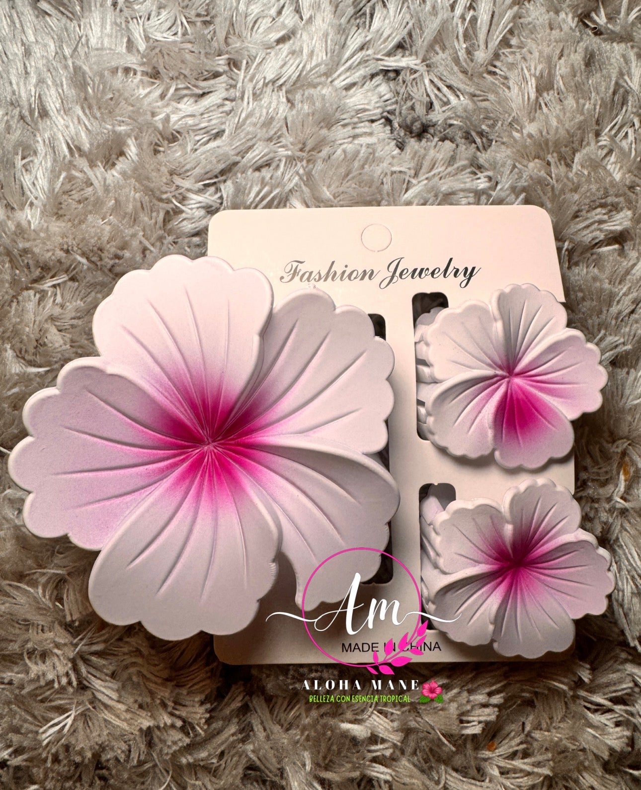 🌸 Hair Clips Flower Matte