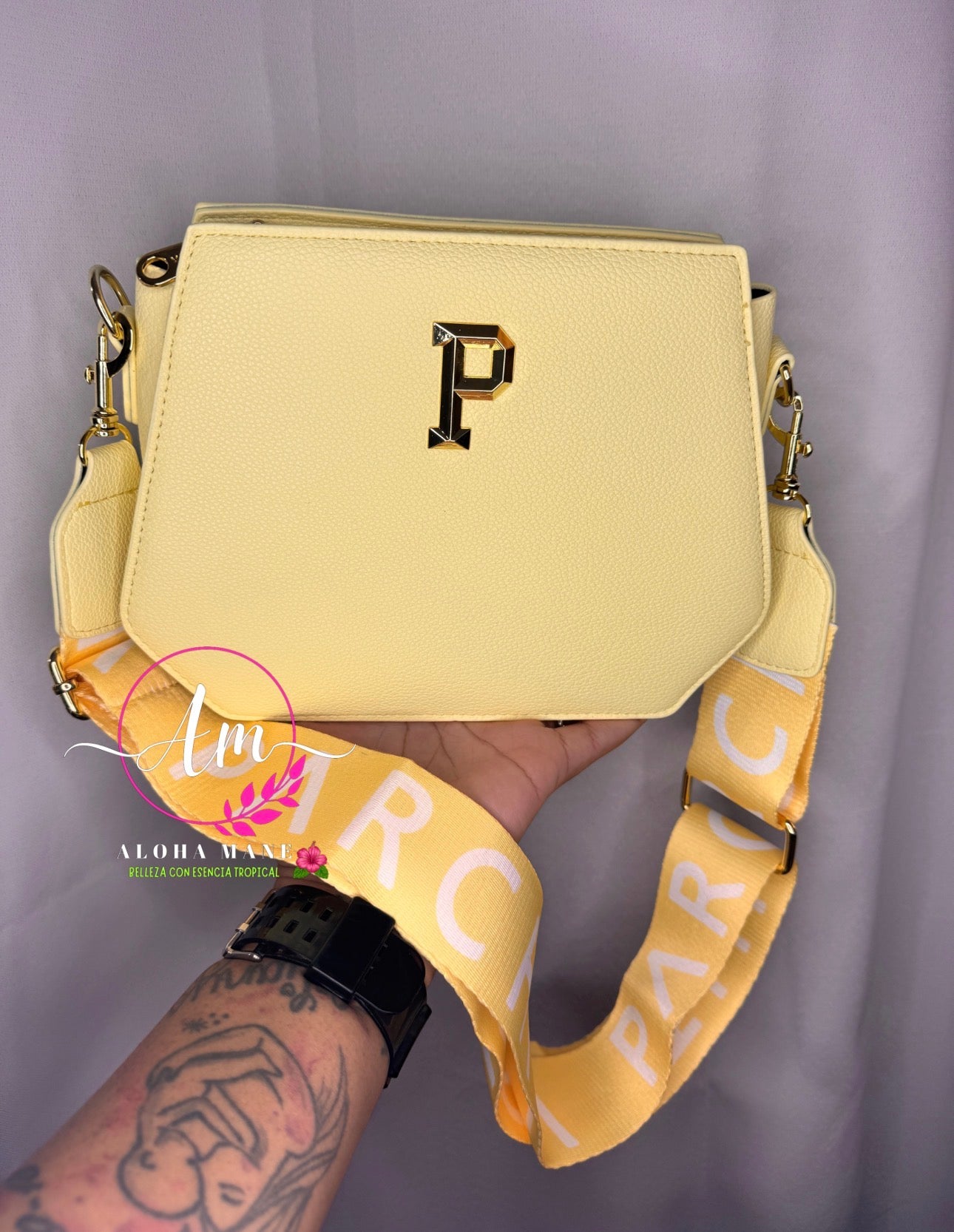 YELLOW PARCHITA PURSE