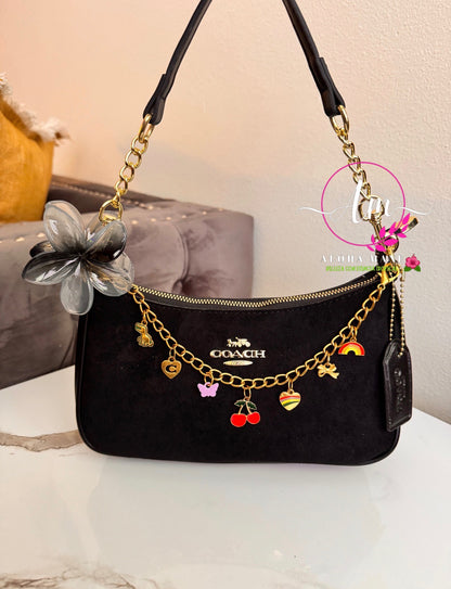 FLOWER HAIR CLIP AND PURSE 👛🌺