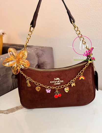 FLOWER HAIR CLIP AND PURSE 👛🌺