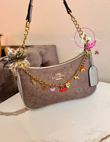 FLOWER HAIR CLIP AND PURSE 👛🌺