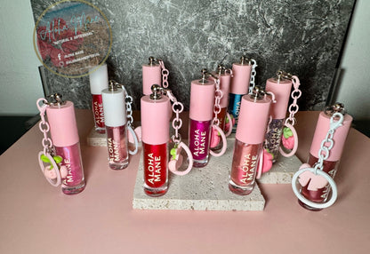KEYCHAIN LIPS GLOSS HIDRATANTES VEGANOS