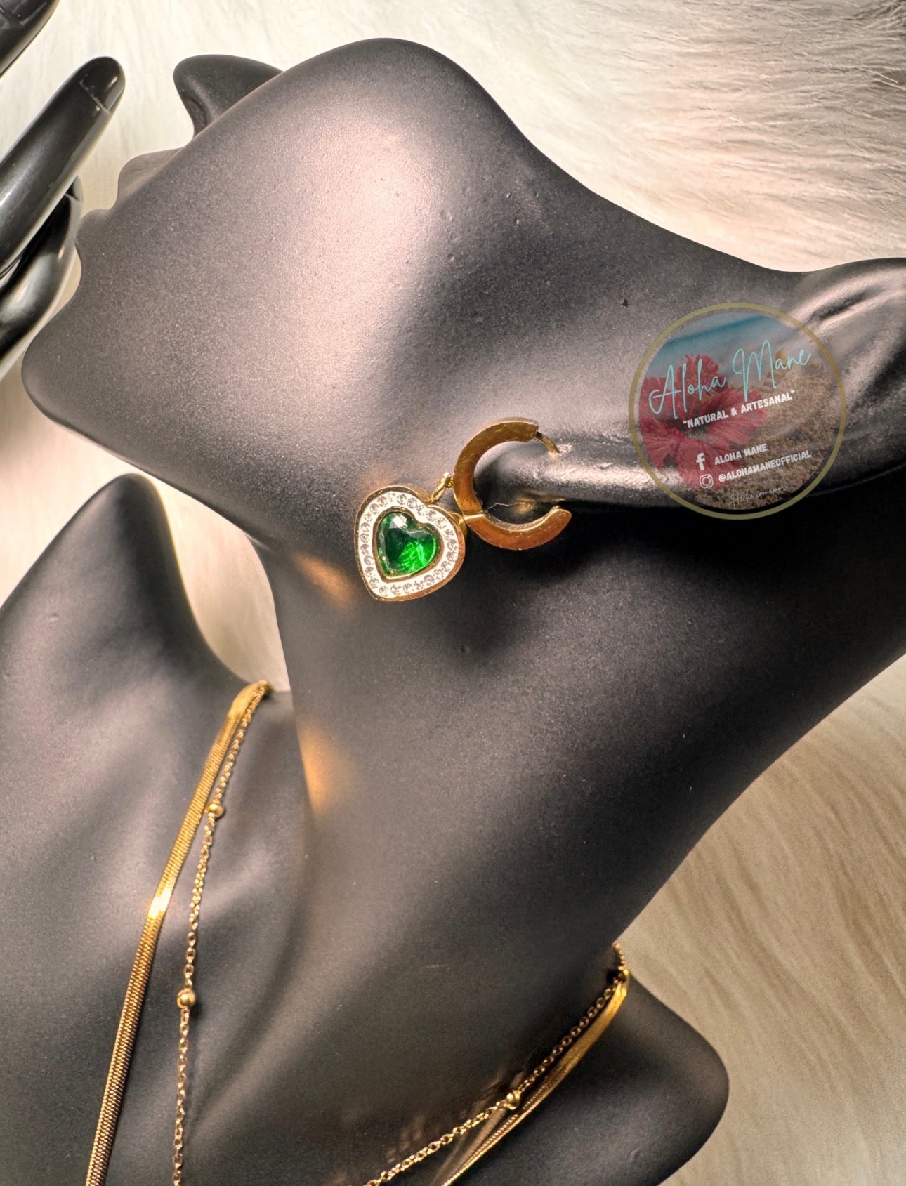 Jewelry Set Gold & Green 💚💛