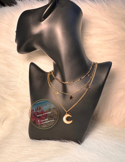 Collar Estilo Estrella & Luna 🌟