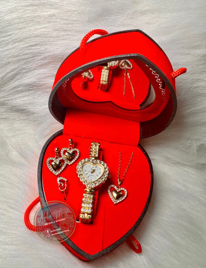SET DE CORAZÓN JOYERIA!