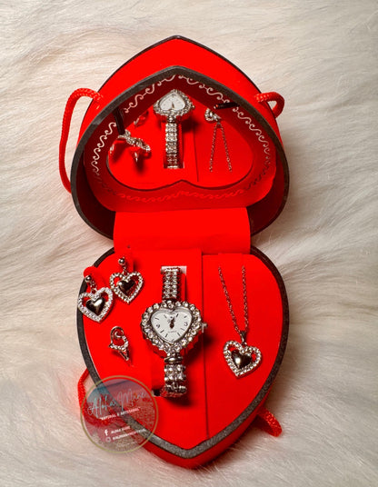 SET DE CORAZÓN JOYERIA!
