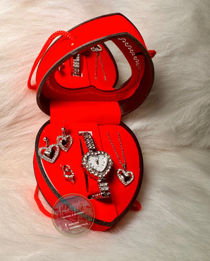 SET DE CORAZÓN JOYERIA!