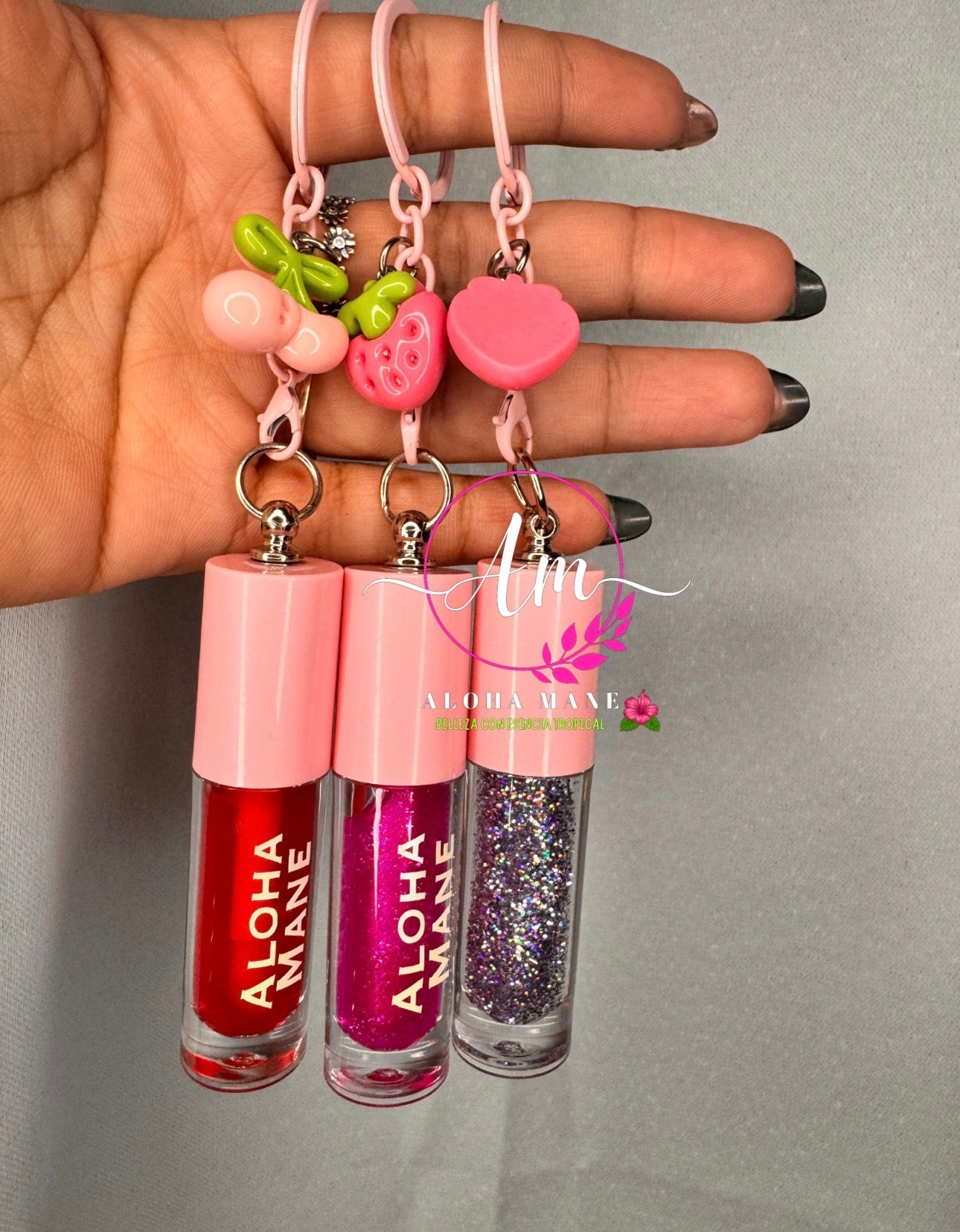 KEYCHAIN LIPS GLOSS HIDRATANTES VEGANOS