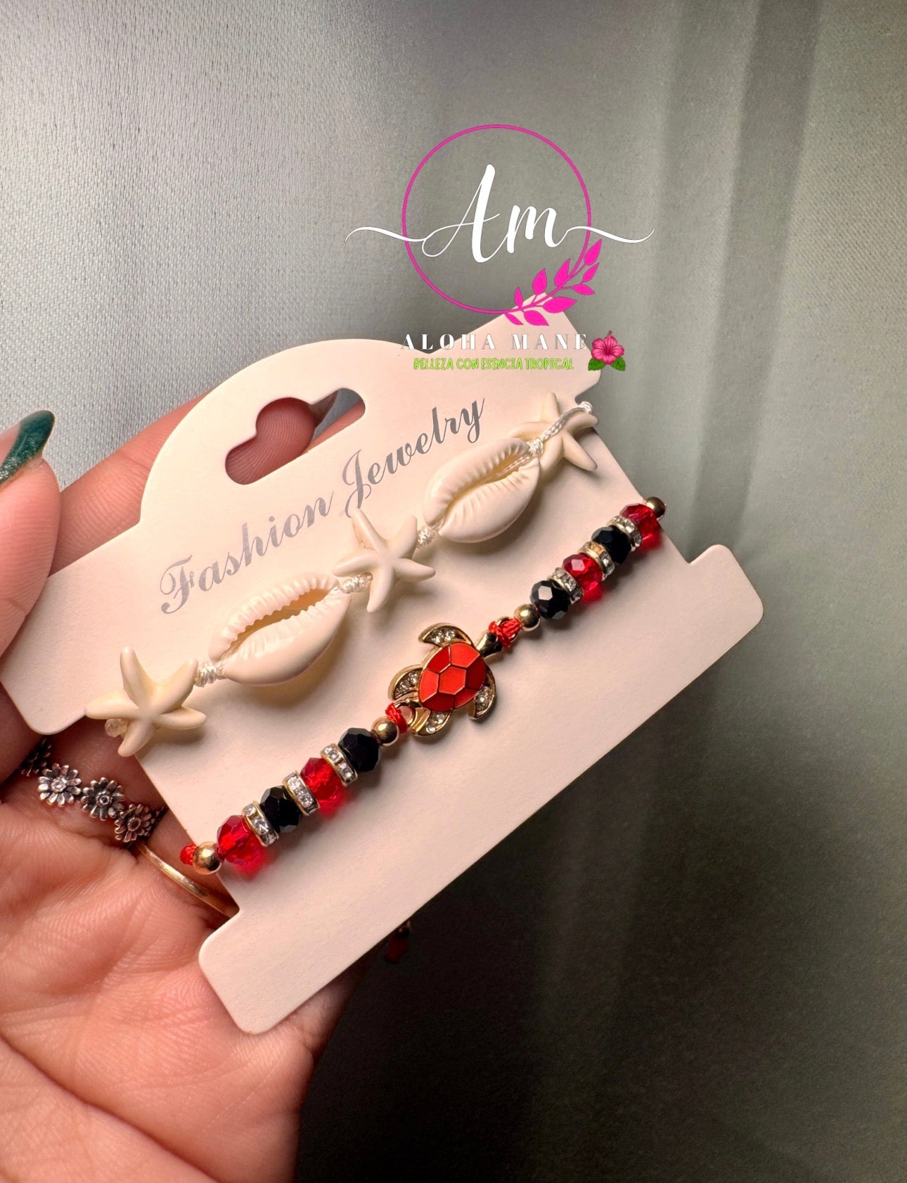 Pulseras Ajustables Tortuga & Caracoles🐢