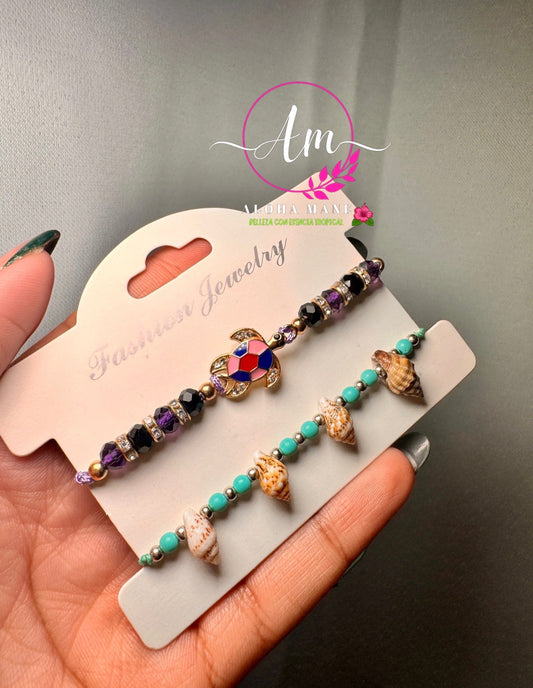 Pulseras Ajustables de Tortugas 🐢