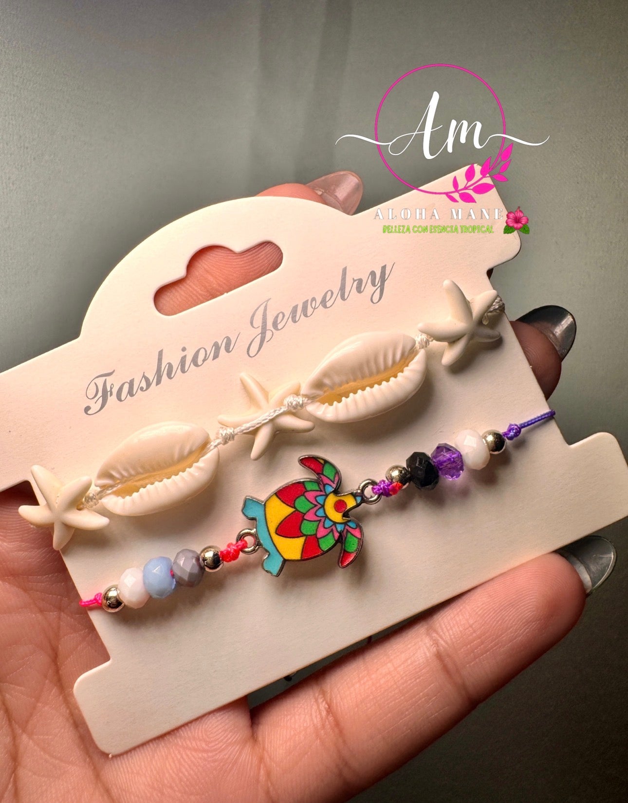 Pulseras Ajustables Tortuga & Caracoles🐢