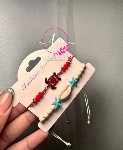 Pulseras Ajustables de Tortugas 🐢