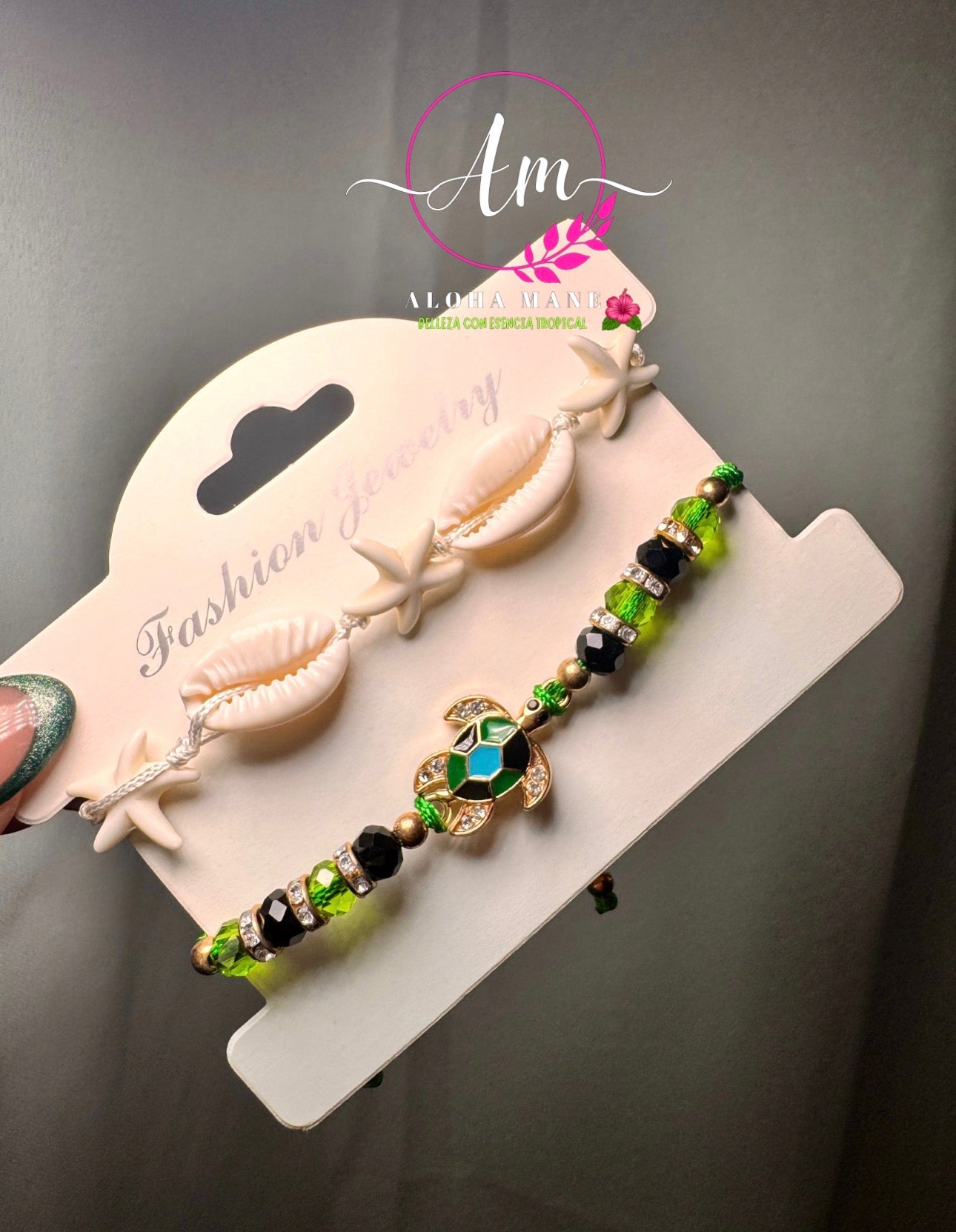 Pulseras Ajustables Tortuga & Caracoles🐢