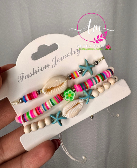 Pulseras Ajustables 🐚