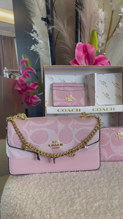 PINK BIG "C" PURSE SET! 💕