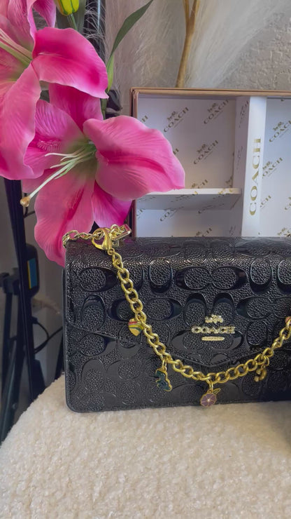 Black Leather Purse Set 🖤