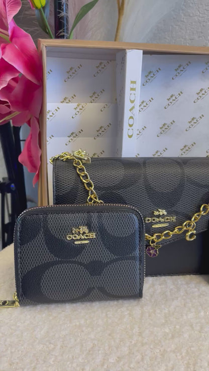 Black & Gray Purse Set!🩶🖤